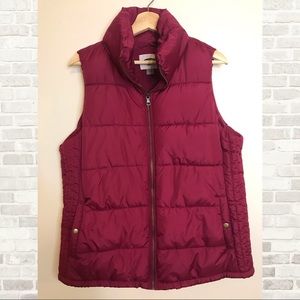 Old Navy Frost free fleece lined puffer vest